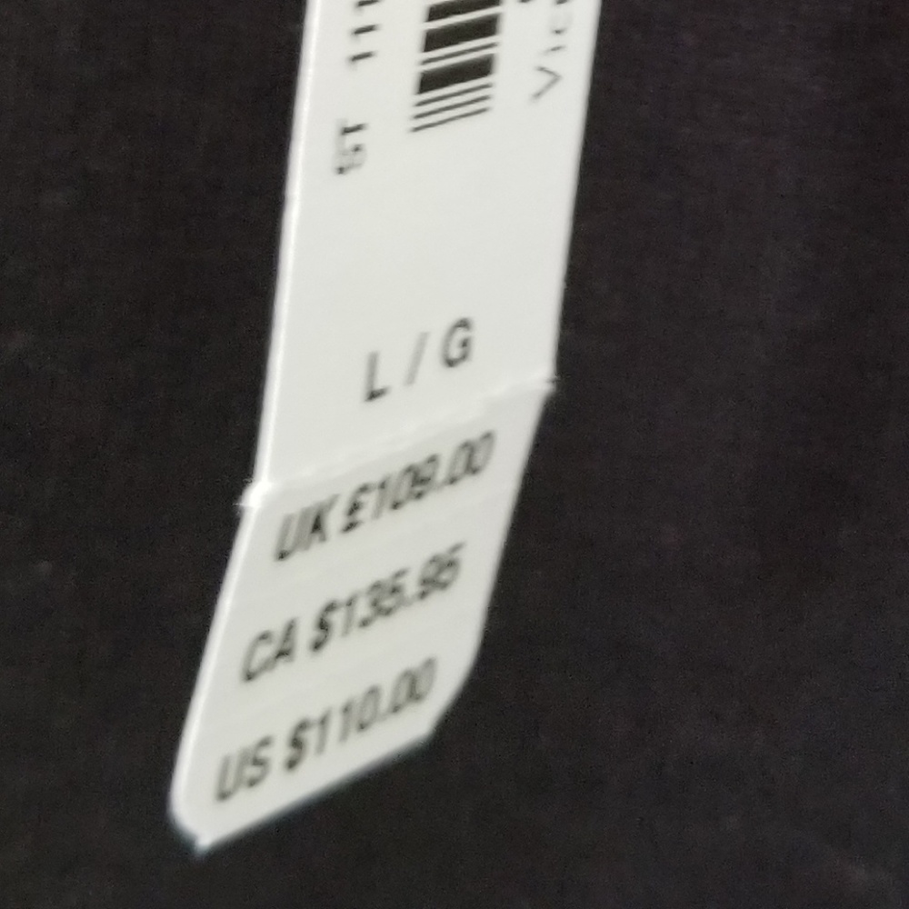 Victoria Sport Black Sleeveless Oversize Top Sz L - Picture 4 of 6